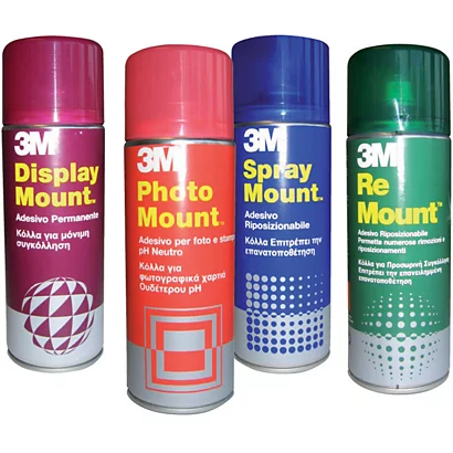 3M™ DisplayMount™ Adesivo Permanente Colla In Barattolo Con Spray Nebulizzante 400 Ml