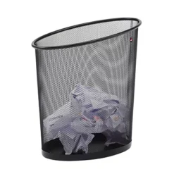 Alba Cestino Gettacarta, Linea Mesh, 35,5 X 24 X 39 Cm, Nero