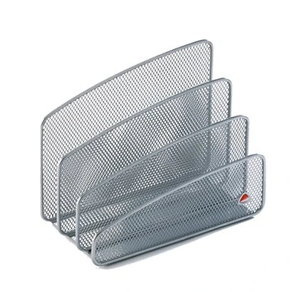 ALBA Sparticarte Mesh - Rete Metallica - 14,5 X 18 X 9 Cm - Argento