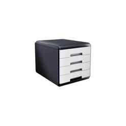 ARDA Cassettiera Da Scrivania Mydesk, 4 Cassetti Chiusi, 29,5 X 38,5 X 28,2 Cm, Bianco