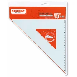 ARDA Squadra Linea Profil - Alluminio - 45gradi - 30cm