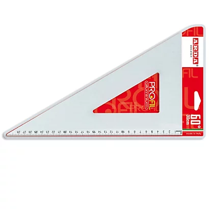 ARDA Squadra Linea Profil - Alluminio - 60gradi - 30cm