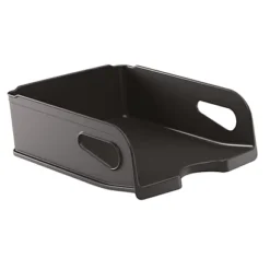 ARDA Vaschetta Portacorrispondenza Maxi, Linea Classic, 27,8 X 34,5 X 11 Cm, Polistirolo, Nero