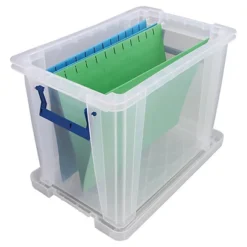 BANKERS BOX Contenitore Multiuso Prostore, Capacità 18,5 Litri, PPL, Trasparente