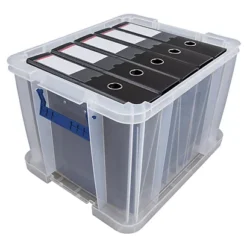 BANKERS BOX Contenitore Multiuso Prostore, Capacità 36 Litri, PPL, Trasparente