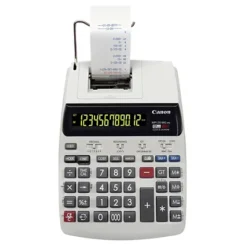 Canon Calcolatrice Stampante MP120-MG-ES II , Display 12 Cifre, Beige E Grigio