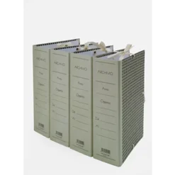 Cartella Archivio Con Lacci, Cartone, 25 X 35 Cm, Dorso 15 Cm (confezione 25 Pezzi)