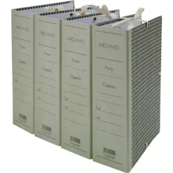 Cartella Archivio Con Lacci, Cartone, 25 X 35 Cm, Dorso 6 Cm (confezione 5 Pezzi)