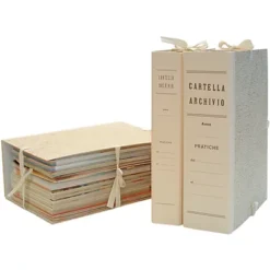 Cartella Archivio Con Lacci, Cartone, Paglia Di Vienna, 350 Mm X 250 Mm X 50 Mm (confezione 25 Pezzi)