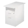 Cassettiera Complementare 2 Cassetti "Linea Pronto" - Bianco