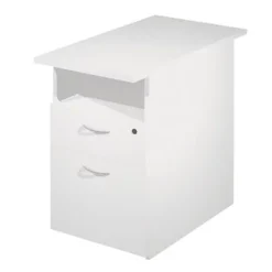 Cassettiera Complementare 2 Cassetti "Linea Pronto" - Bianco