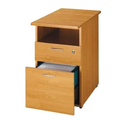 Cassettiera Complementare 2 Cassetti "Linea Pronto" - Noce Chiaro