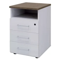 Cassettiera Fissa A 3 Cassetti + Vano A Giorno Linea Open - Dimensioni Cm 44 X 52 X 72 H