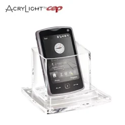 Cep AcryLight 440 Portapenne/portacellulare Con Sezione Per Biglietti Da Visita 115 X 105 X 83 Mm Acrilico Cristallo