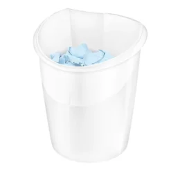 CEP Cestino Gettacarte Ellypse Xtra Strong - Altezza 38 Cm - 15 L - Bianco Artico