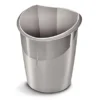 CEP Cestino Gettacarte Ellypse Xtra Strong - Altezza 38 Cm - 15 L - Grigio Talpa