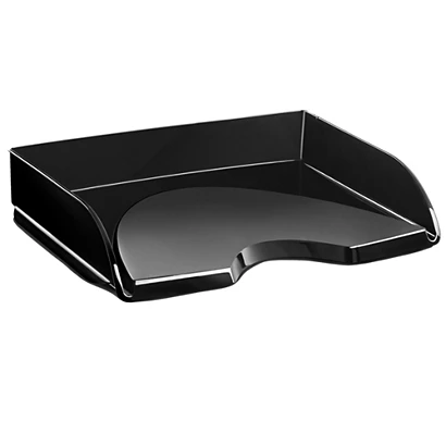 CEP Vaschetta Portacorrispondenza - Apertura Frontale - 26 X 35,1 X 6,9 Cm - Nero Crystal