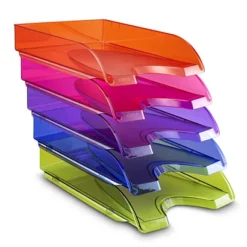 Cep Vaschetta Portacorrispondenza Happy, Colori Assortiti (confezione 5 Pezzi)