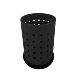 Cestino Gettacarta, Ø 24,5 X H 34 Cm, Capacità 15 Litri, Nero