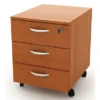 Daily Cassettiera Su Ruote, 3 Cassetti, 41 X 50 X 52,2 Cm, Ciliegio