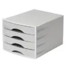 DURABLE Cassettiera Eco - 29 X 23 X 36 Cm - Grigio