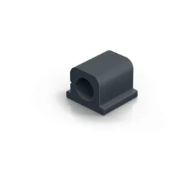 Durable CAVOLINE® CLIP PRO 1 Clip Fermacavi Adesiva Per 1 Cavo, Grafite (confezione 6 Pezzi)