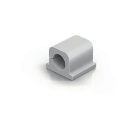 Durable CAVOLINE® CLIP PRO 1 Clip Fermacavi Adesiva Per 1 Cavo, Grigio (confezione 6 Pezzi)