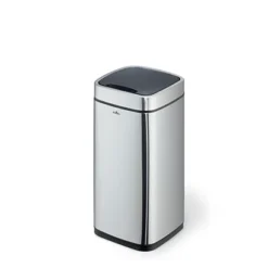 Durable Cestino Con Sensori NO TOUCH, Acciaio Inossidabile, 27 X 27 X 57 Cm, 21 Litri