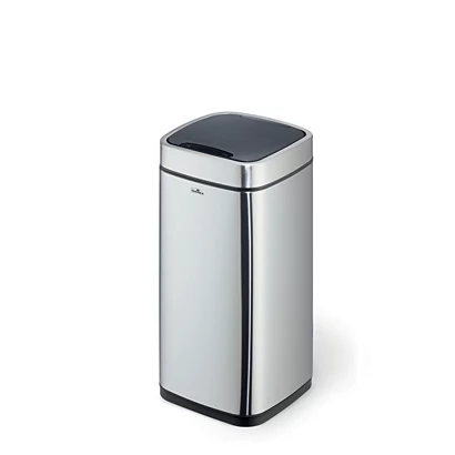 Durable Cestino Con Sensori NO TOUCH, Acciaio Inossidabile, 27 X 27 X 57 Cm, 21 Litri