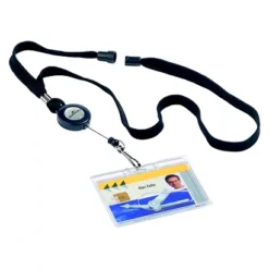 Durable Cordoncino In Tessuto Con Chiocciola YO-YO, 44 Cm X 10 Mm, Nero (confezione 10 Pezzi)