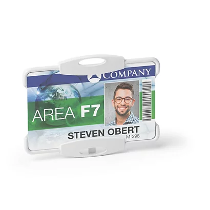 Durable Portabadge ECO Per 1 Tessera, 54 X 87 Mm, Grigio (confezione 10 Pezzi)