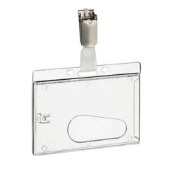 DURABLE Portabadge Rigido - 5,4 X 8,5 Cm - Conf. 50 Pezzi