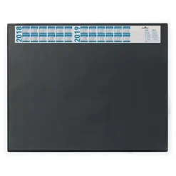 Durable Sottomano Con Calendario, 65 X 52 Cm, Nero
