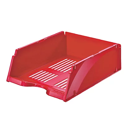ESSELTE Vaschetta Portacorrispondenza Transit Jumbo - 26,8 X 33,8 X 11,5 Cm - Rosso