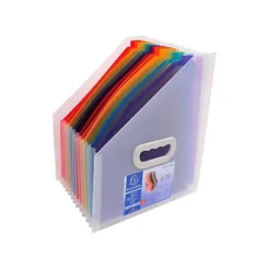 EXACOMPTA Portariviste 12 Scomparti Crystal Colours, PPL Cristallo