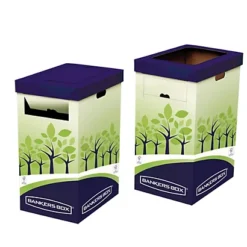 FELLOWES Cestino Riciclo - 31,5 X 60,8 X 42,7 Cm - Verde/blu