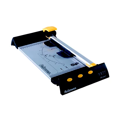 Fellowes Taglierina A Lama Rotante Proton A4, Nero E Argento
