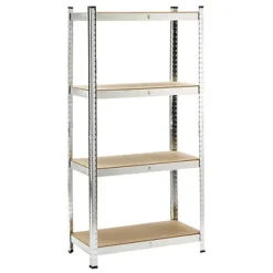 GARDEN FRIEND Scaffale In Metallo E MFD - 4 Ripiani