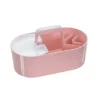 HAN Vaschetta Portaoggetti Organizer Con Maniglia Toolbox LOFT, Bianco/Rosa