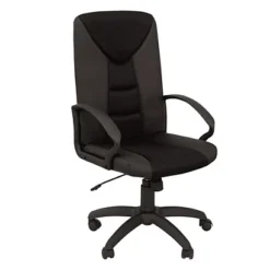 Irene Poltrona Presidenziale, Pelle, Nero