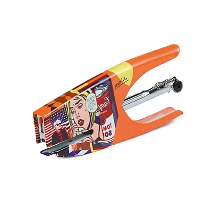 ITERNET Cucitrice A Pinza Pop Art - Punti 6/4 - Pop Fantasy - Acciaio Cromato