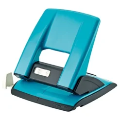 ITERNET Perforatore - Passo 8 Cm - Max 30 Fogli - 2 Fori - Turchese - Kartia