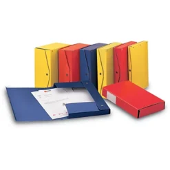 KING MEC Cartella Progetti Project, Cartone, Blu, 360 Mm X 260 Mm X 40 Mm (confezione 5 Pezzi)