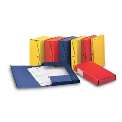 KING MEC Cartella Progetti Project, Cartone, Giallo, 360 Mm X 260 Mm X 150 Mm (confezione 5 Pezzi)