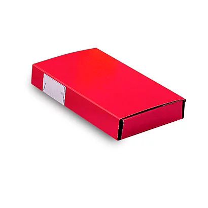 KING MEC Cartella Progetti Project, Cartone, Rosso, 360 Mm X 260 Mm X 40 Mm (confezione 5 Pezzi)