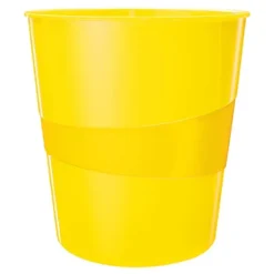 Leitz Cestino Gettacarte WOW, Mm 290 ø X 324 H, Giallo Perlato