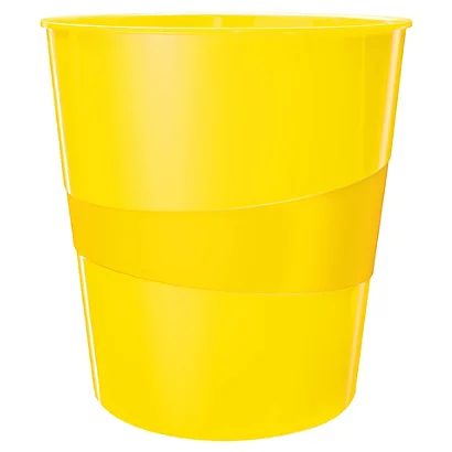Leitz Cestino Gettacarte WOW, Mm 290 ø X 324 H, Giallo Perlato