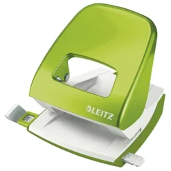 Leitz NeXXt Series 5008 WOW, Perforatore 2 Fori, Capacità 30 Fogli, Verde Lime