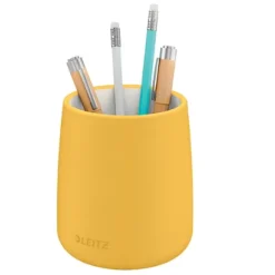 Leitz Portapenne Linea Cosy, Cm 7,1 X 8,5 H, Giallo Caldo