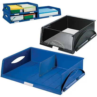 Leitz Sorty Standard Vaschetta Portacorrispondenza, A4, 125 X 285 X 385 Mm, Blu